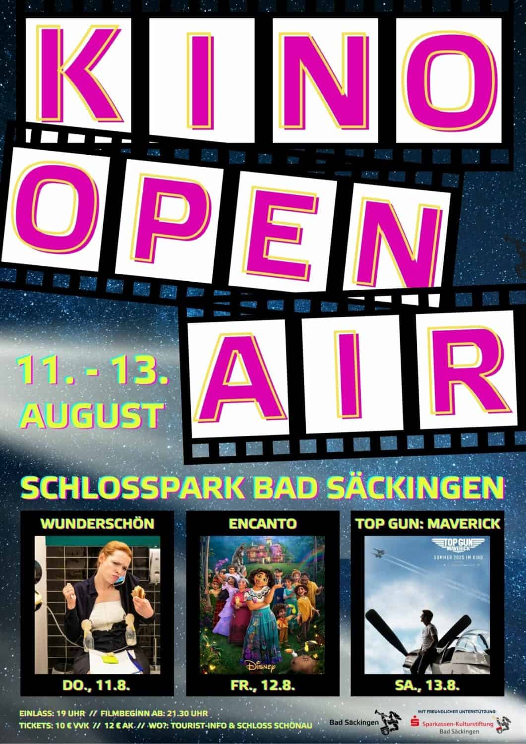 Kino Open Air DIN A3 Plakat