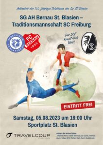 Plakat Bernau St Blasien SCFreiburg A4